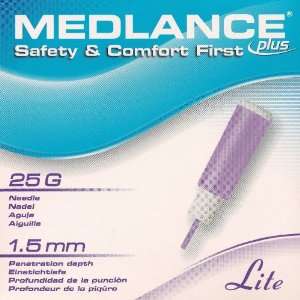  MEDLANCE Plus Lite Lancet (25 G, 1.5 mm) Health 