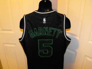   Kevin GARNETT Boston Celtics Large +2 SWINGMAN Sewn Jersey 5MT  