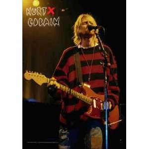  Kurt Cobain   Stage   Nirvana Fabric Poster 30 x 40 