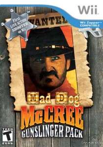Mad Dog McCREE GUNSLINGER PACK   Wii Nintendo Wii NEW 96427016007 