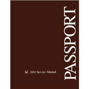  2001 HONDA PASSPORT Shop Service Repair Manual Book 