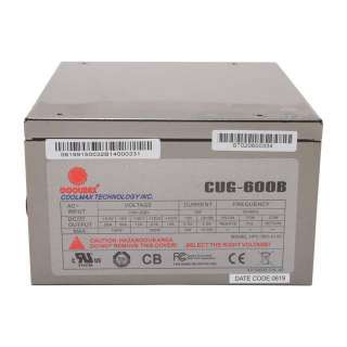 NEW Coolmax CUG 600B 600W ATX 12V V.2.2 Power Supply  