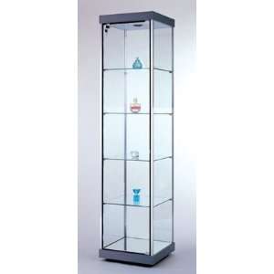   Display Case Finish Cherry / Gold Frame, Sidelights Not Included