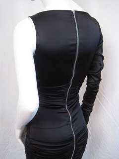 1950 Thomas Wylde Dress Rouched One Sleeve S #000744  