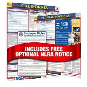  California Labor Law Posters   2012 (State & Federal 