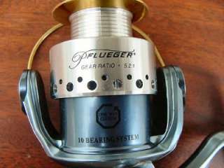 Nice Used Pflueger President 6730 Spinning Reel, 10 Bearing System 