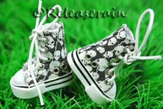 Blythe Shoes MICRO HIGH TOP Sneakers Boots Skull Head  