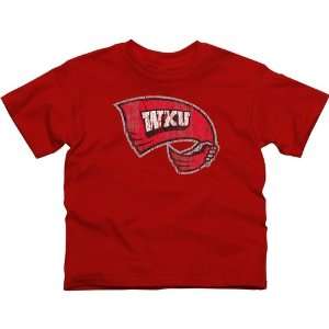  Western Kentucky Hilltoppers Youth Distressed Primary T 