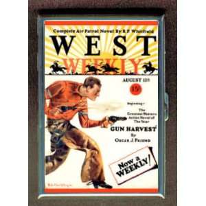  WESTERN PULP 1927 SHOOTOUT ID CIGARETTE CASE WALLET 