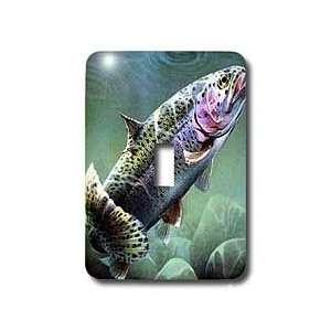  Fishing   Rainbow Trout   Light Switch Covers   single 