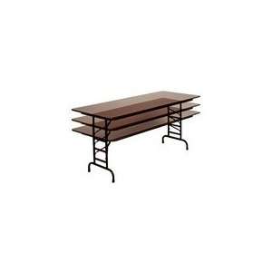  Correll High Pressure Top 36 x 72 Folding Table with 3/4 