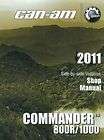 2011 Can AM Commander 800R & 1000 Service Repair Shop Manual