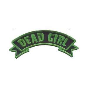 Creepy Zombie Dead Horror Gothic Embroidered Iron on Patch   Dead Girl 