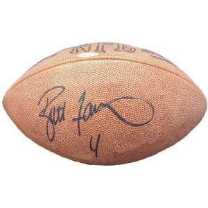  Brett Favre Autographed Official Football Sports 