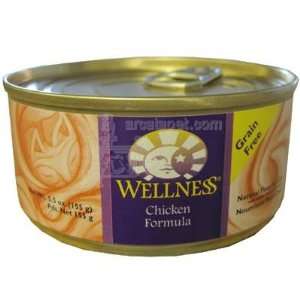  Wellness Chicken Canned Cat Food 5.5 oz each