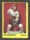 1973 74 Topps Hockey #86 Jim Schoenfeld Sabres NM/MT
