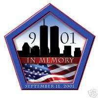 Firefighter Stickers   9/11 Memorial Sticker 6x6 AWKS  