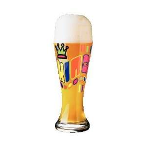  Weizen Beer Glass, Beer Genie, Designer Color Enamel w 