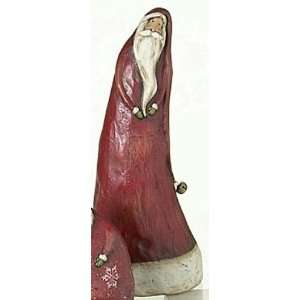   Santa Terracotta Figurine with Bell by Midwest Seasons of Cannon Falls
