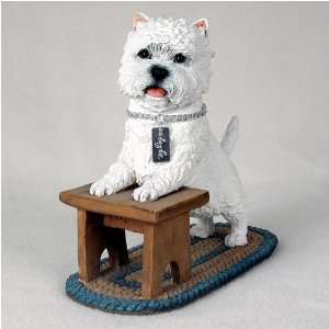  West Highland Terrier My Dog Figurine Conversation 