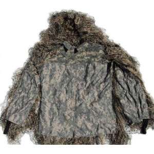  Synthetic Ultra Light Sniper Ghillie Mossy BDU Jacket 