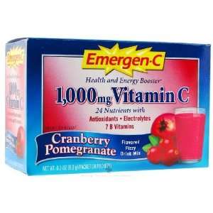  Alacer Cranberry Pomegranate Emergen C (30 Packets 