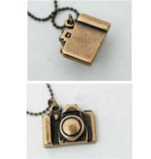 Favorite Vintage Style Necklace Chain Camera Pendant x36 great gift 