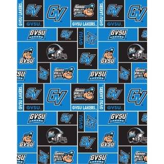 College Grand Valley State University Lakers Fleece Fabric Print by 