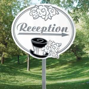  Wedding Reception Yard Sign   Party Decorations & Yard 