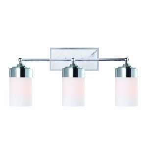   by 10 Inch H by 5.75 Inch E Alannah Three Light Vanity, Chrome Finish