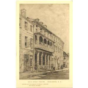   Street Theatre as drawn by Elizabeth ONeill Verner   Charleston South
