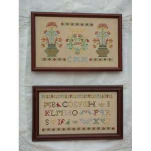  German Sampler Series 2 & 3 Vine Heart/Vases