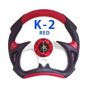 F1 CAR RACING SPORTS STEERING WHEEL Handle #K2 RED  