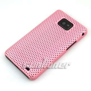 Mesh Hole Hard Case Cover for Samsung Galaxy S2 i9100  