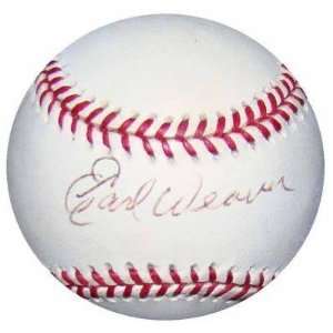  Earl Weaver Signed Ball   Official AL   Autographed 