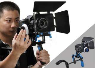   Focus + Shoulder Mount Rig + Matte Box For Canon 5D2 60D 90D 7D  
