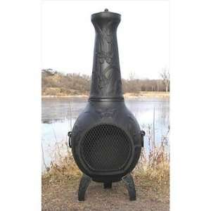  The Blue Rooster ALCH017x / COVER Butterfly Style Chiminea 