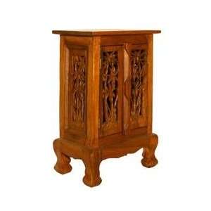 24 Coconut Palm Storage Cabinet / Nightstand in Natural   frt1049 