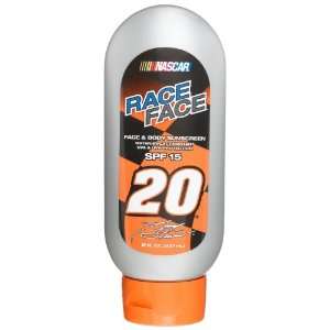 Race Face Sunscreen #20 Tony Stewart SPF 15, 8 Ounce Bottles (Pack 
