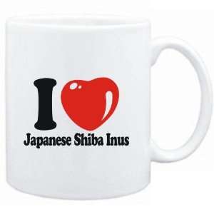  Mug White  I LOVE Japanese Shiba Inus  Dogs Sports 