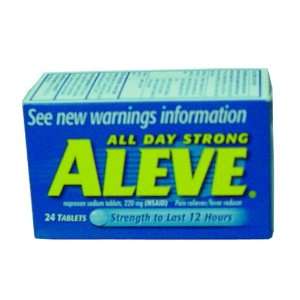  Aleve Pain Reliever Tablets 24 ct, 6 pack Health 