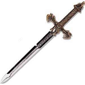  Carded Barbarian Letter Opener, Bronze