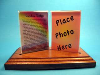   Bridge Double Acrylic Frame / Wood Base Gift Set [sku# 977]  