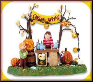 Caramel Apple Stand Dept. 56 Halloween Village Item #55275 