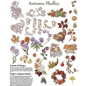 OESD Embroidery Machine Designs CD AUTUMN MEDLEY  