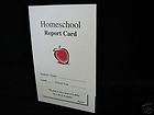 Homeschool Report Cards,pk of 10,use w. ABeka BJU,Saxon Math,Sonlight 