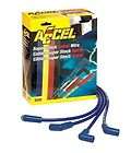 ACCEL 8mm Spiral Core Spark Plug Wires Chevy 350 HEI over valve covers 