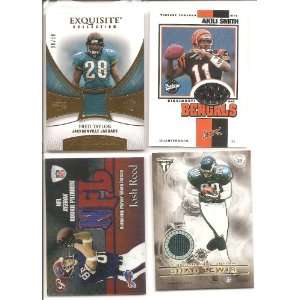  Used NFL Cards . . . Featuring 2007 Upper Deck Exquisite Fred Taylor 