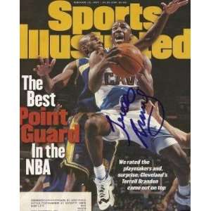 Terrell Brandon (Cleveland Cavaliers) autographed Sports Illustrated 