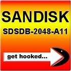 SANDISK SDSDB 2048 A11 SECURE DIGITAL 2GB SD MEMORY FOR